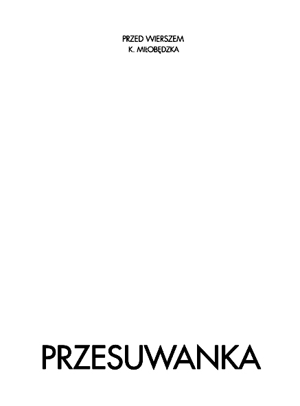 Przesuwanka [arkusz]