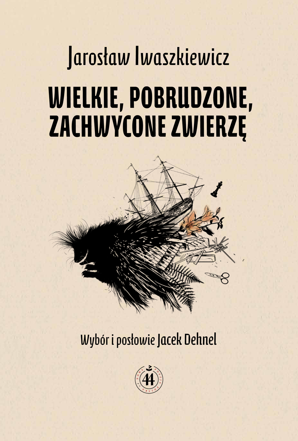 Wielkie, pobrudzone, zachwycone zwierzę