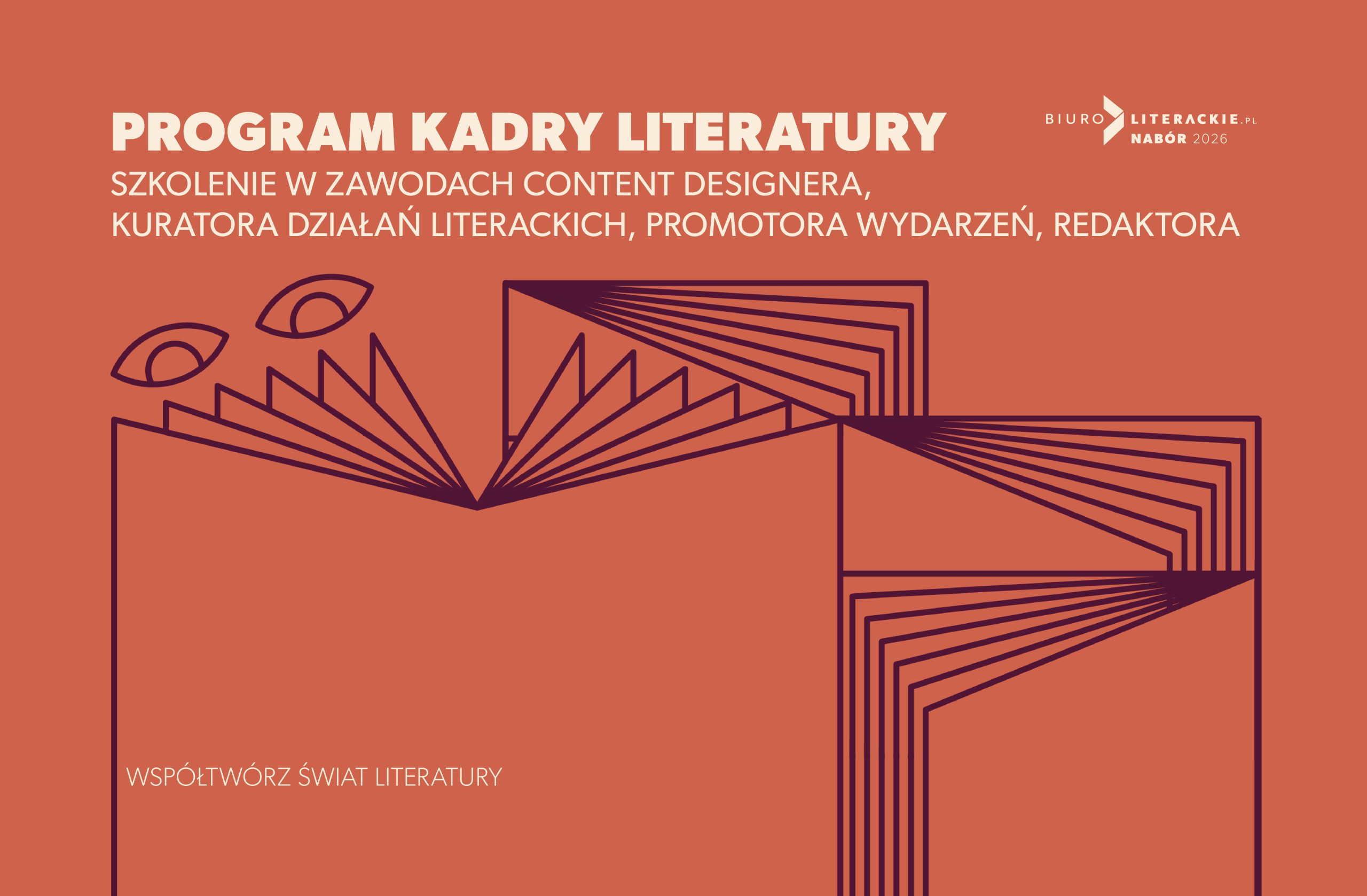 Nabór do programu „Kadry literatury 2026”