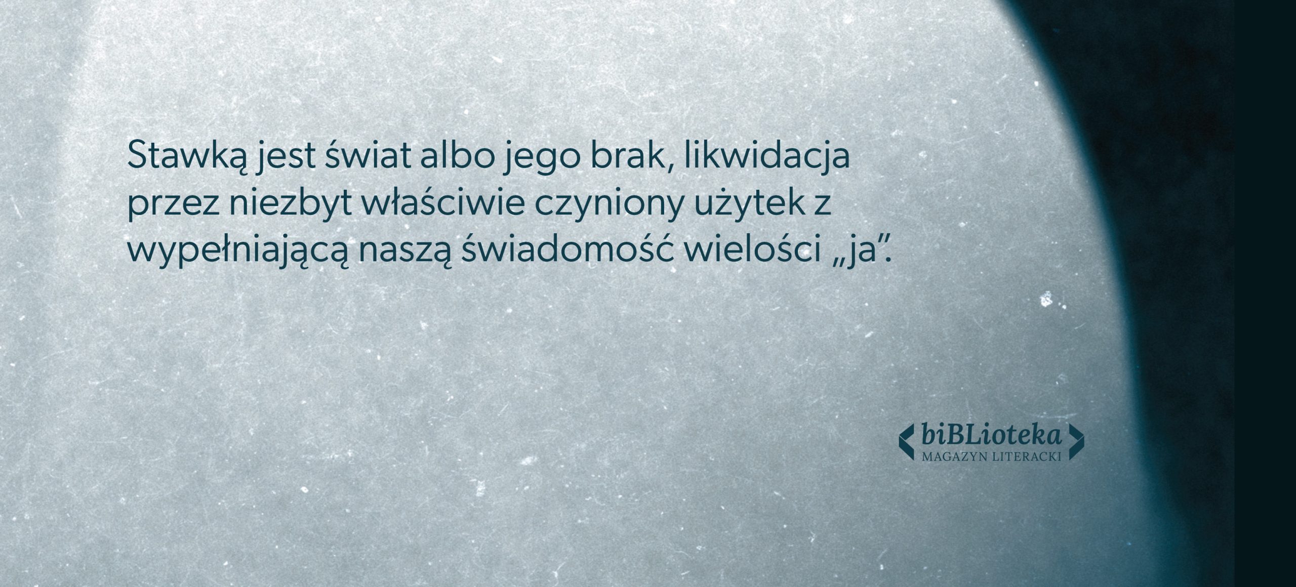 Nie takie „ja”, (o) którym myślicie (tylko notatki)